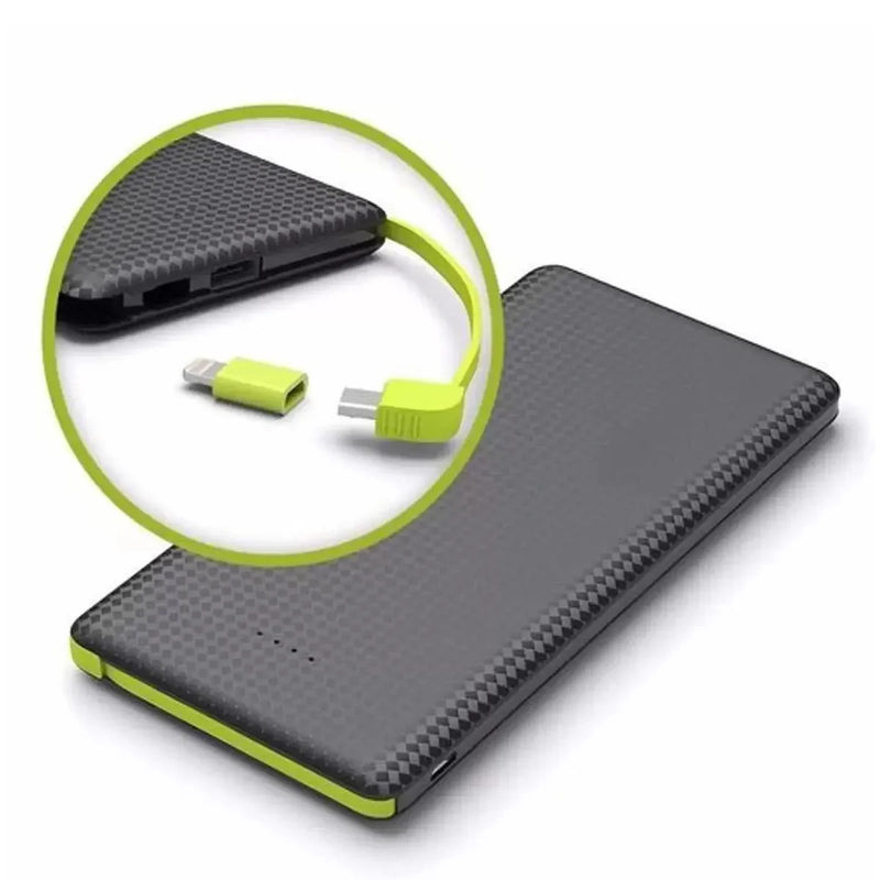Carregador Portátil Universal - Power Bank 10.000mAh com Chip de Detecção de Tensão