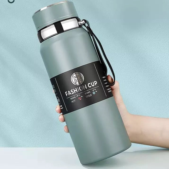 Garrafa Térmica 800ml Em Inox | Sensor De Temperatura Digital