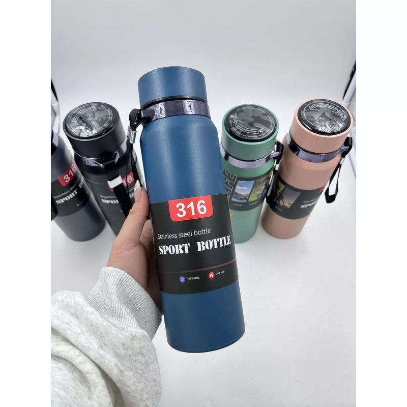 Garrafa Térmica 800ml Em Inox | Sensor De Temperatura Digital