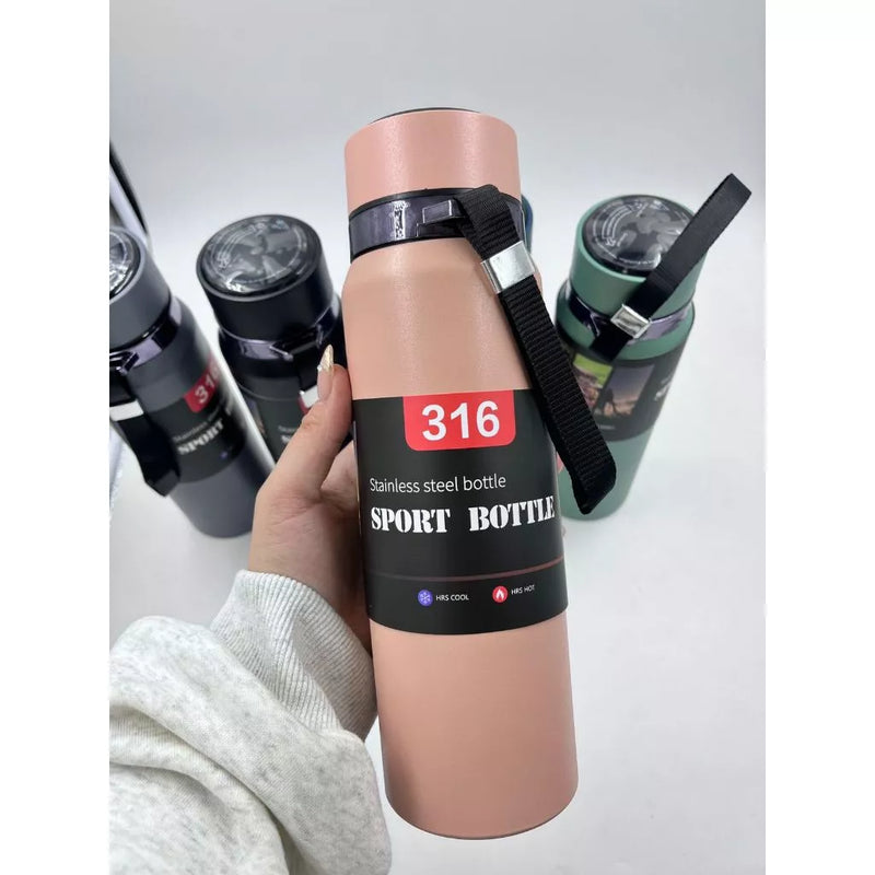 Garrafa Térmica 800ml Em Inox | Sensor De Temperatura Digital