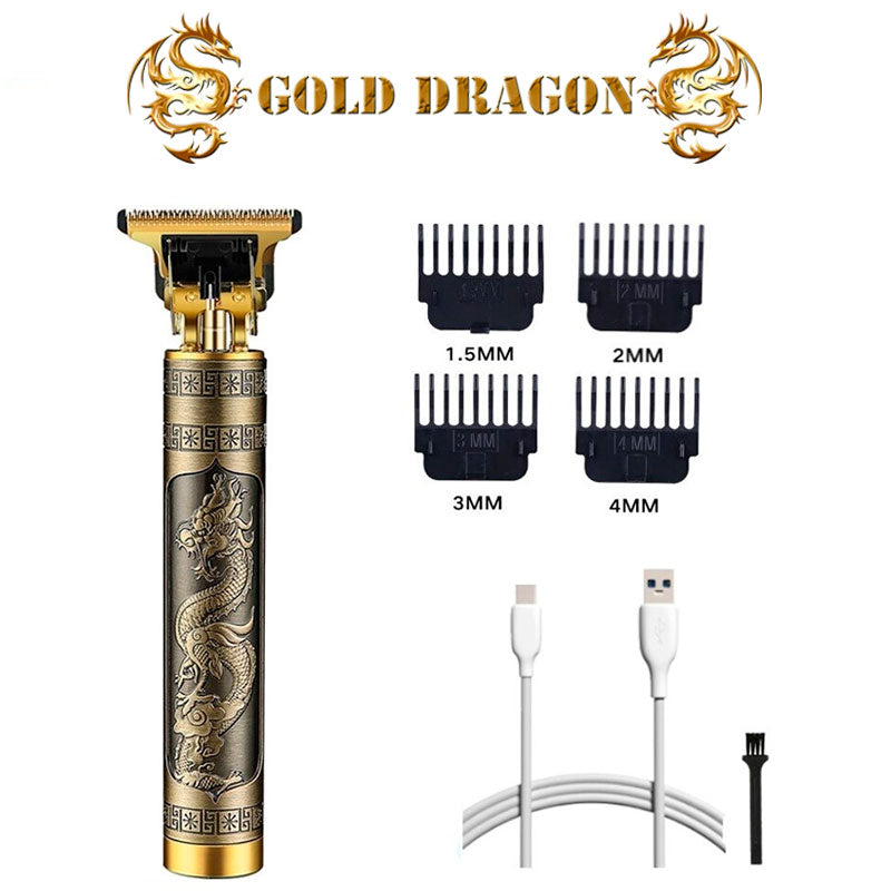 Maquininha para cortar, Barba e Pelos - Gold Dragon